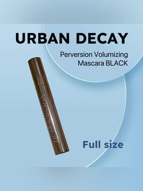 🇺🇸🆕NWOB URBAN DECAY |FULL| BLACK Perversion Volumizing & Lengthening Mascara